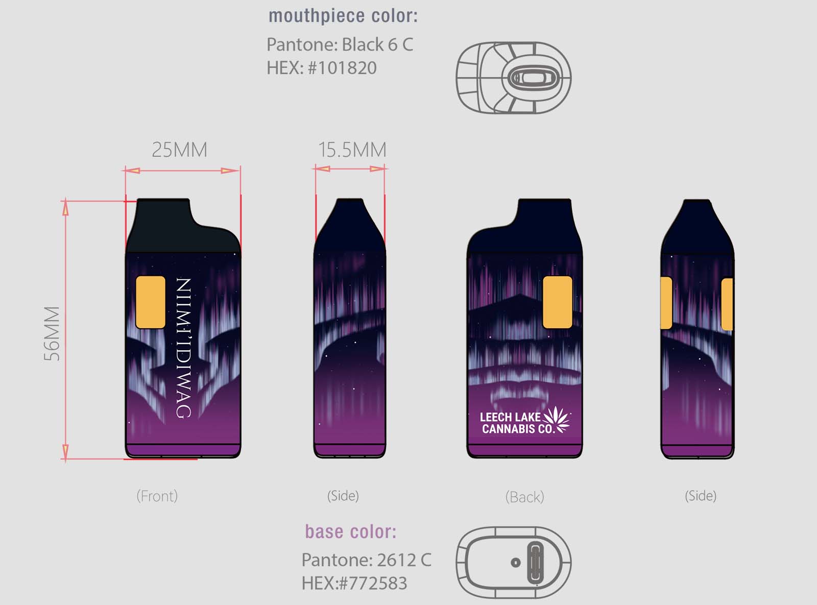 VIBE BOX Dieline 1mL-PURPLE